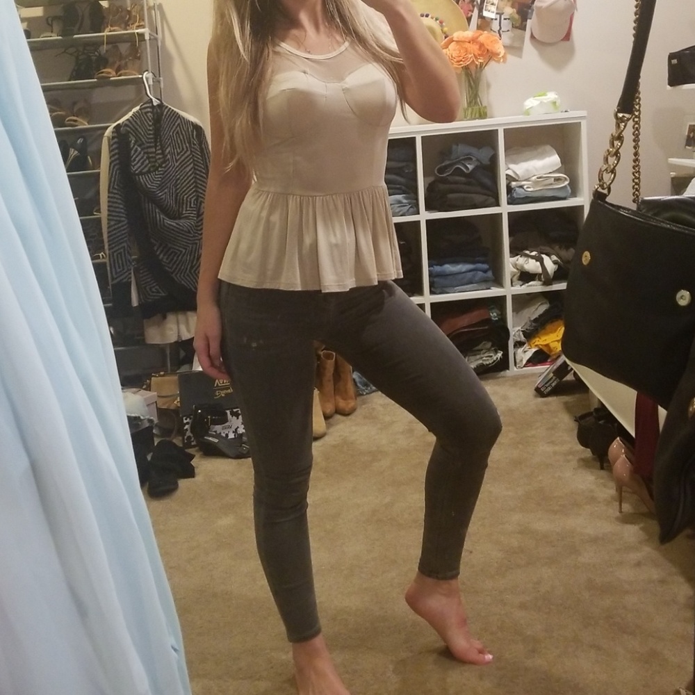 Peplum top